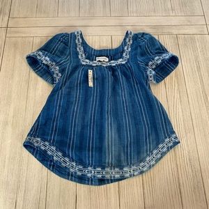 NWT Madewell Embroidered Blouse
